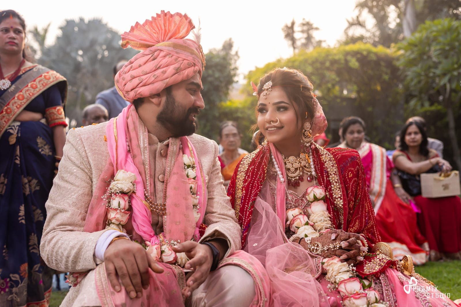 Wedding Couple at Dimple Farm