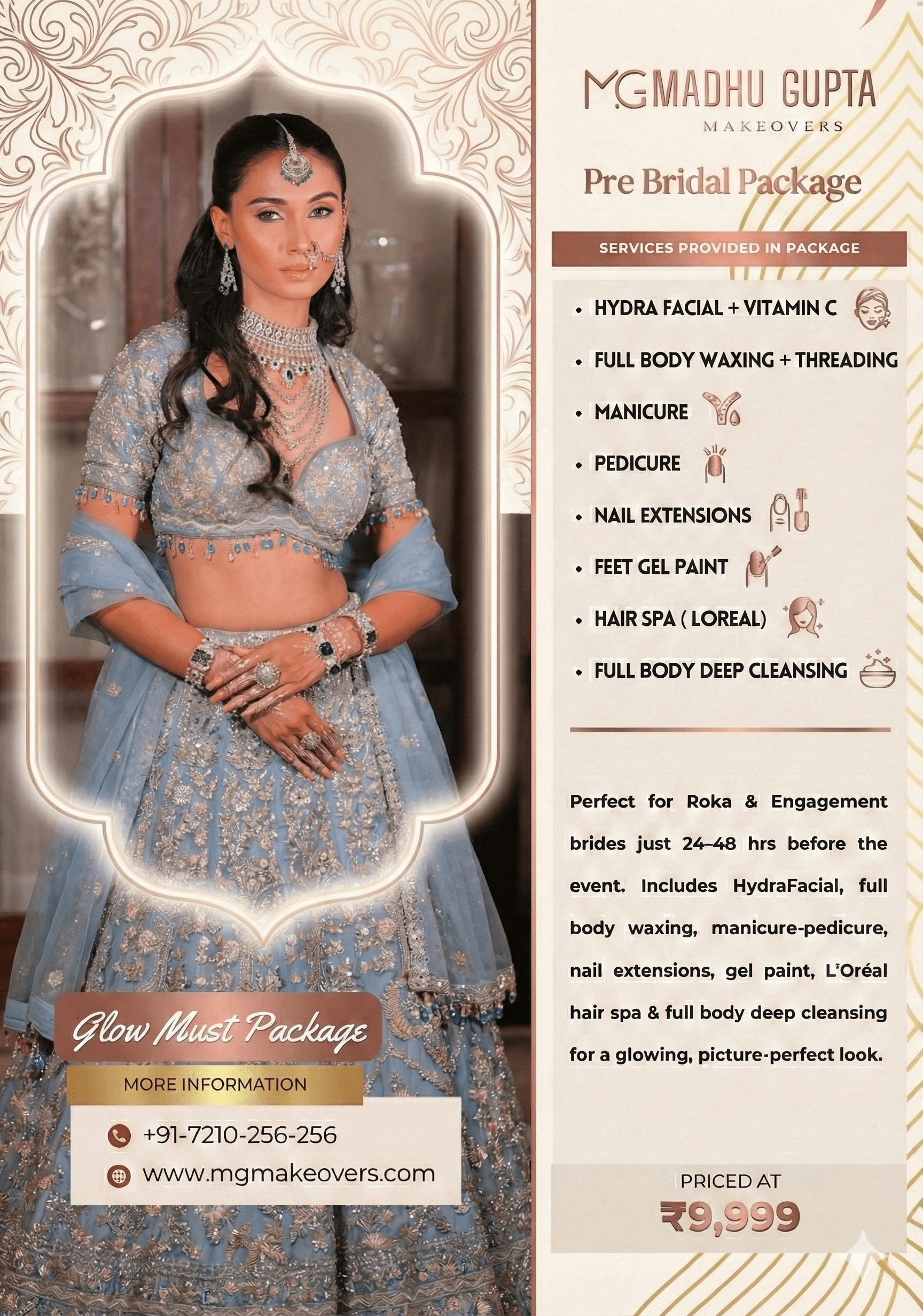 Glow Must Package — ₹9,999 at MG Makeovers