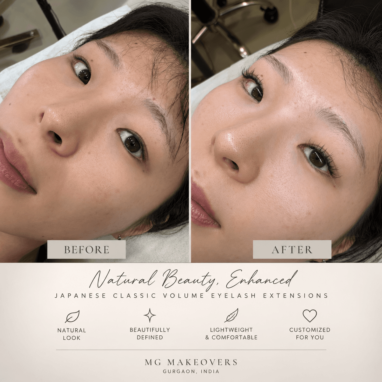 Japanese-Inspired Lash Extensions in Gurgaon: A Real Client Transformation
