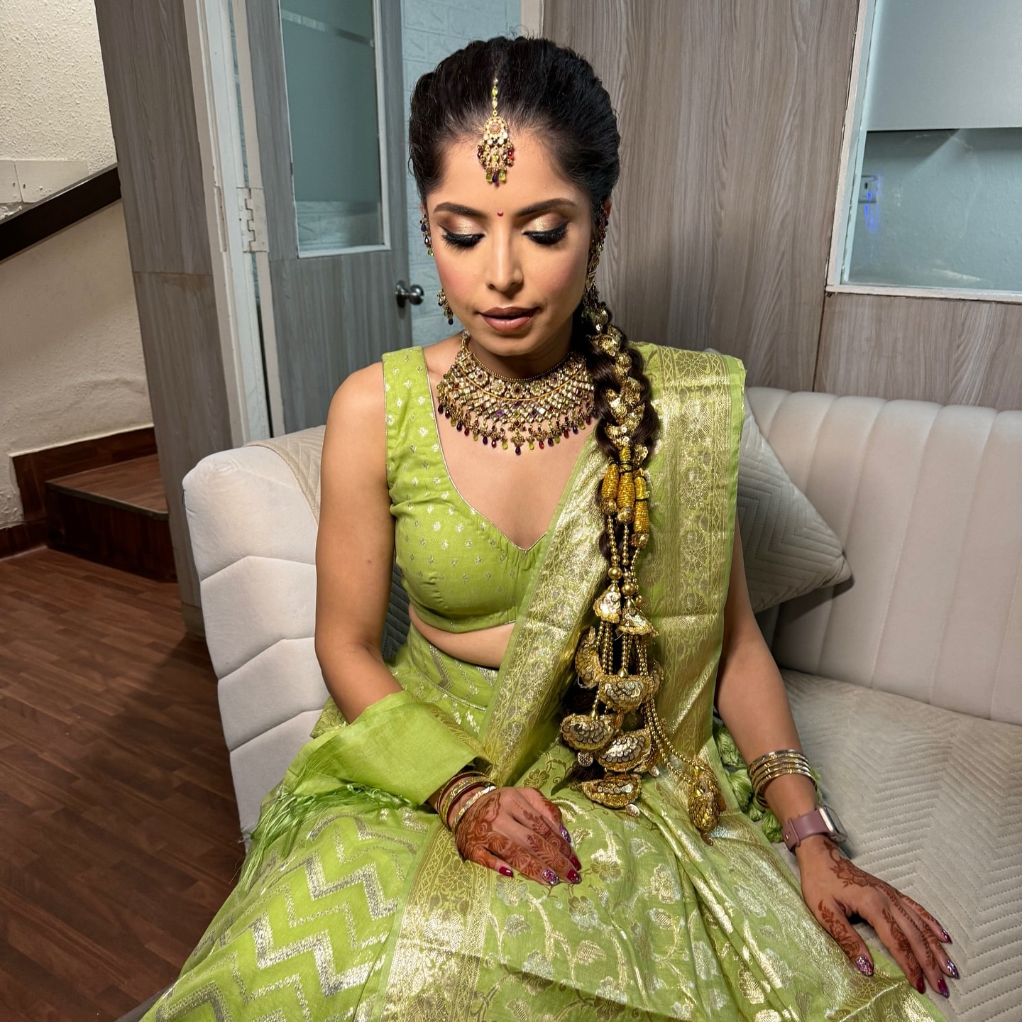 Party makeup by Madhu Gupta at MG Makeovers, Gurugram. Look 5