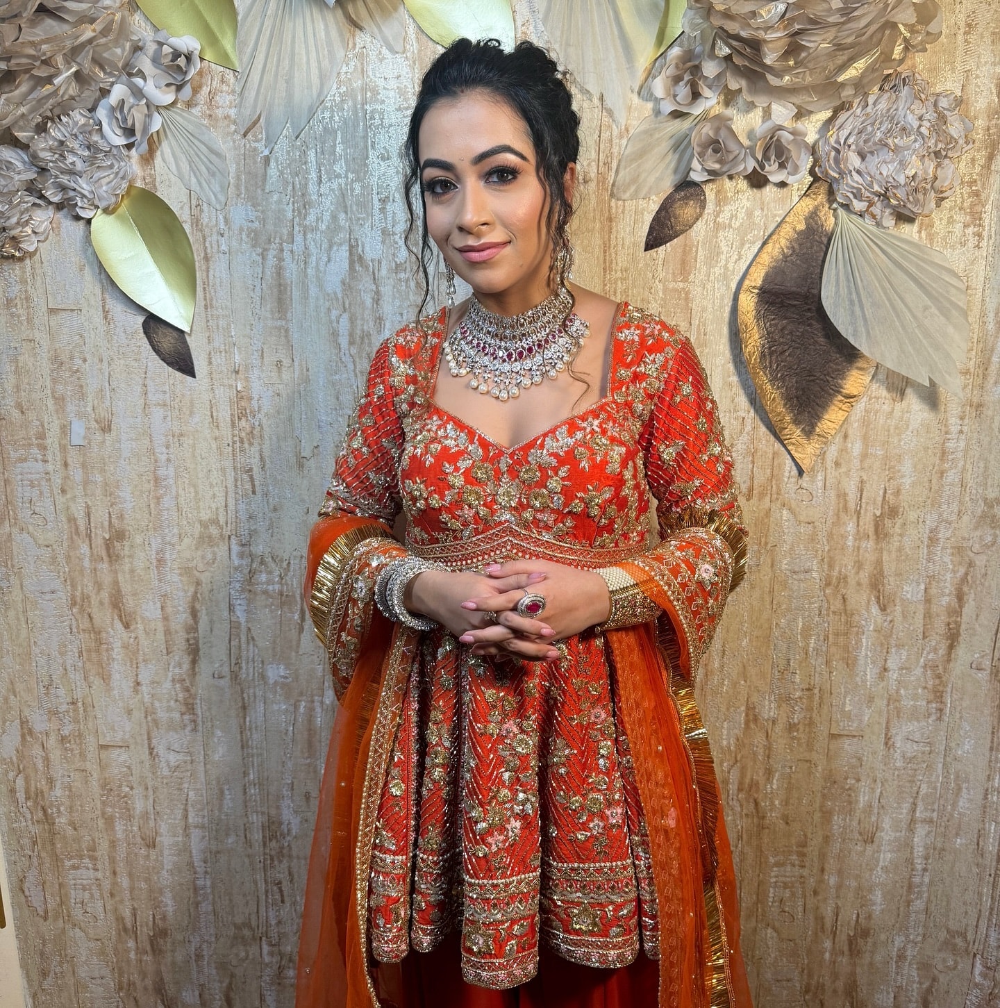 Party makeup by Madhu Gupta at MG Makeovers, Gurugram. Look 16