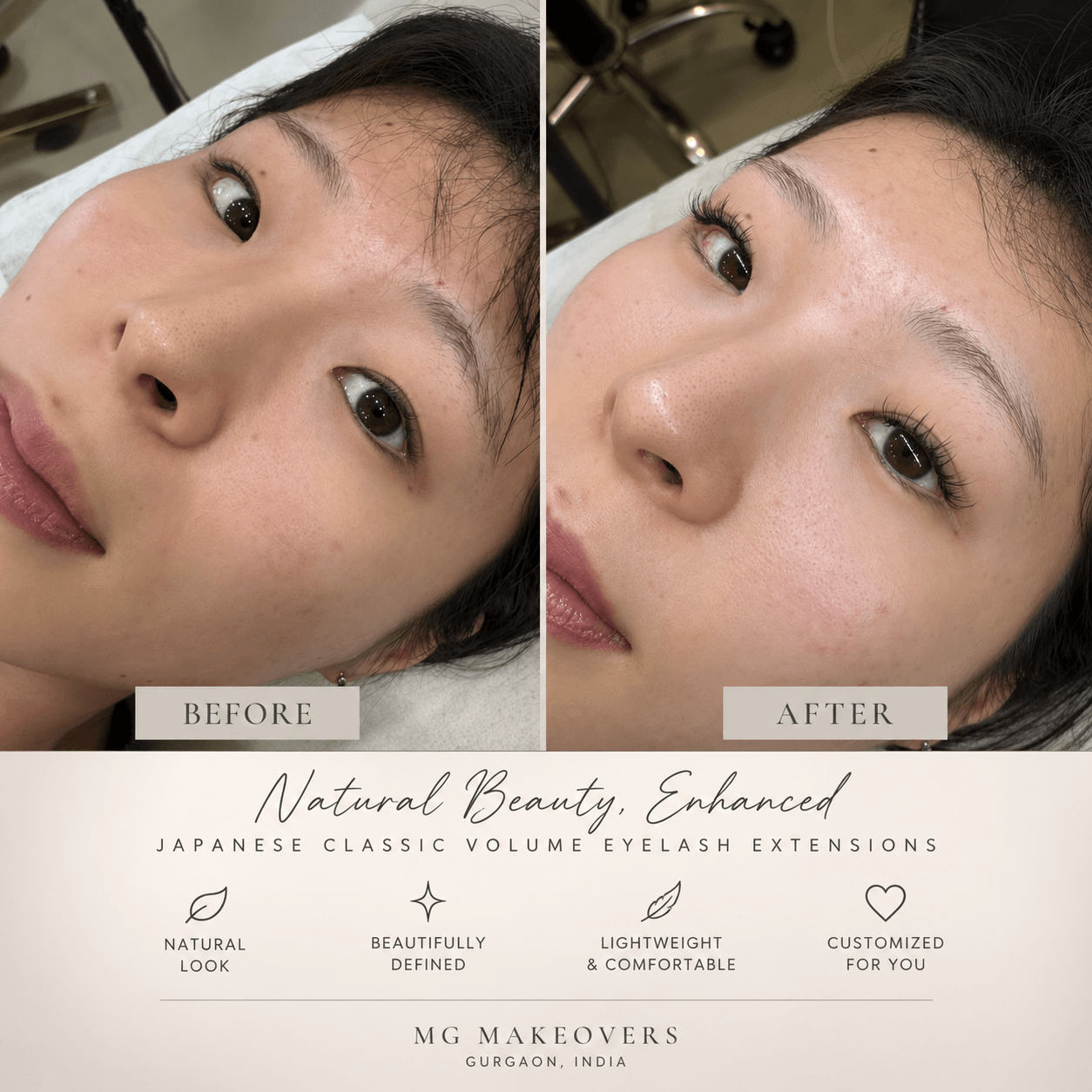 Japanese-Inspired Lash Extensions in Gurgaon: A Real Client Transformation