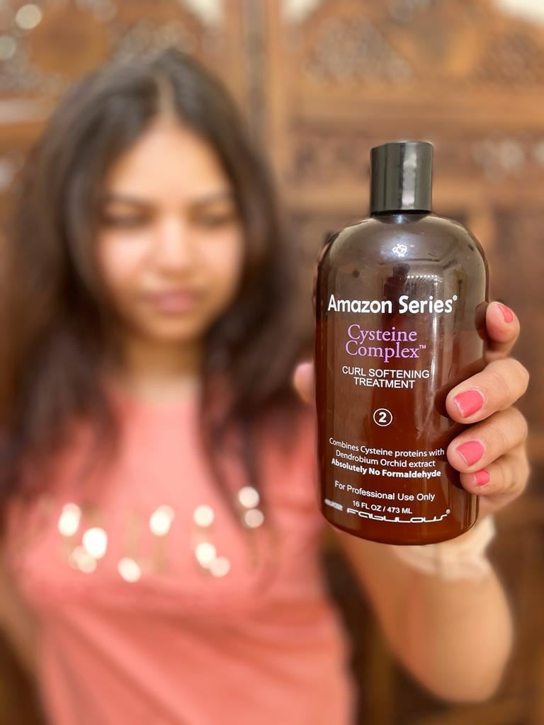 MG Makeovers client with the Amazon Series Cysteine Complex after her treatment