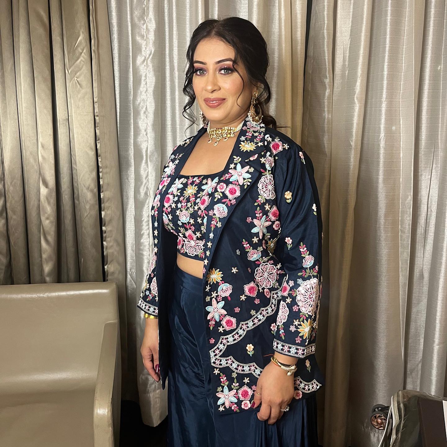 Party makeup by Madhu Gupta at MG Makeovers, Gurugram. Look 10