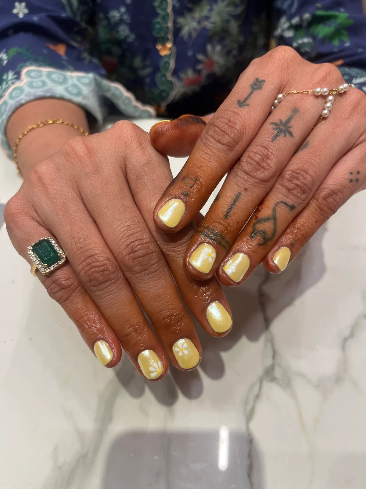 Gold Chrome Metallic Nails Gold Chrome Metallic Nails nail art created at MG Makeovers, Gurugram