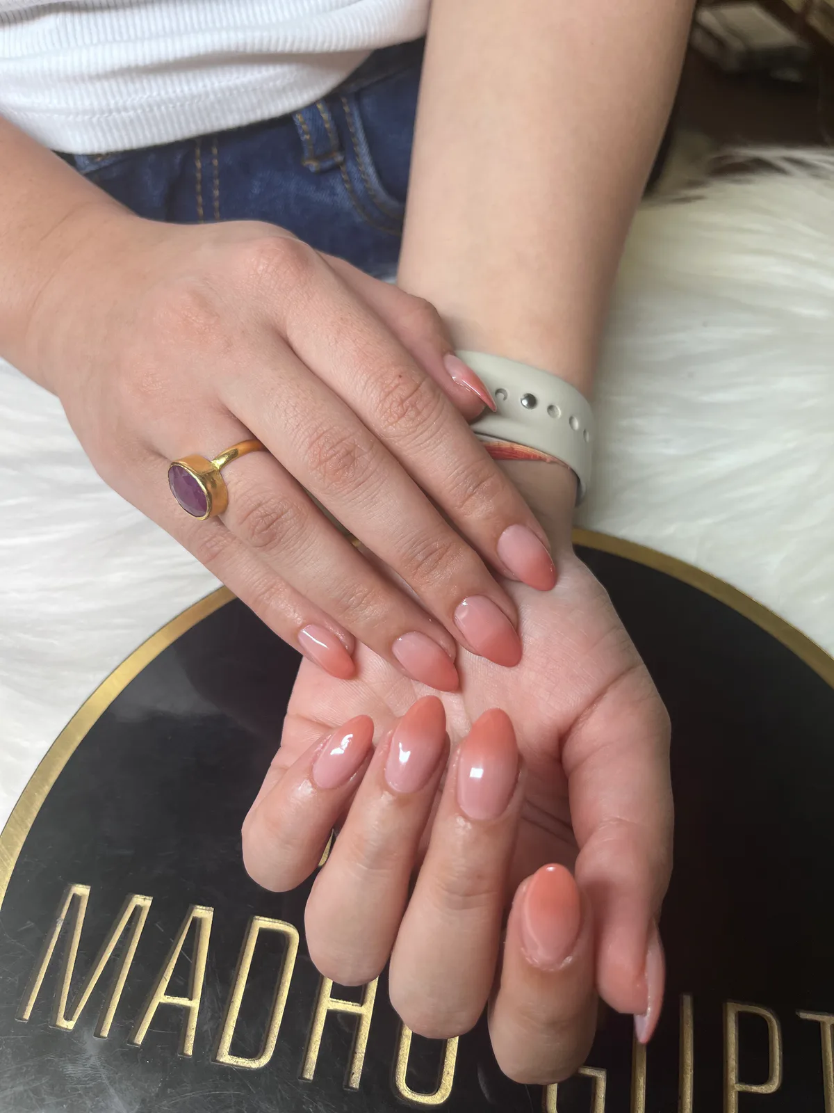 Soft Pink Glossy Nails Soft Pink Glossy Nails nail art created at MG Makeovers, Gurugram