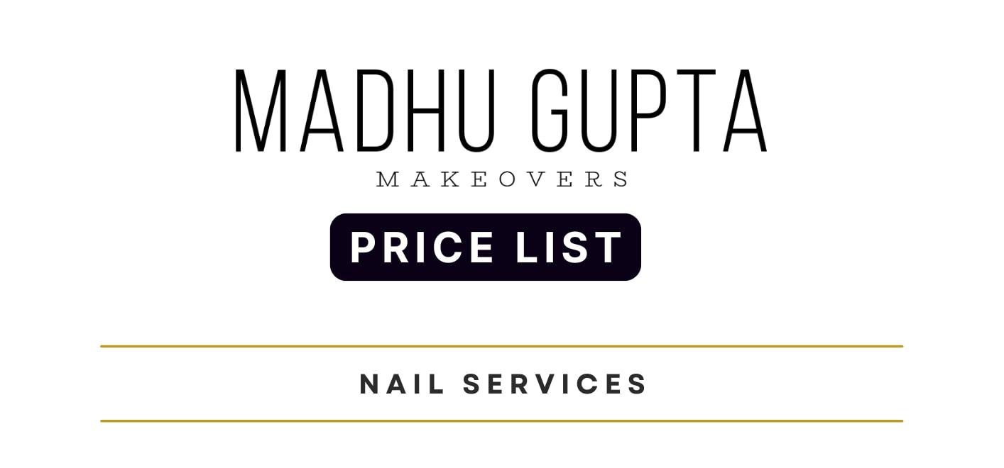 Nail Art Extensions Average Service Price List