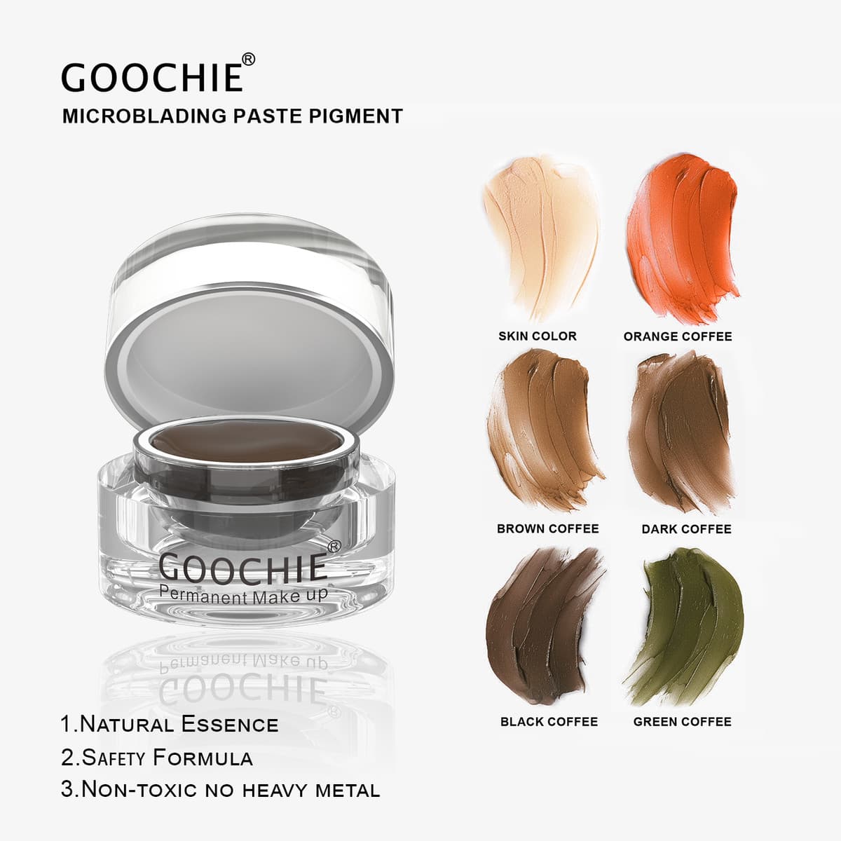 Goochie® Microblading Paste Pigment