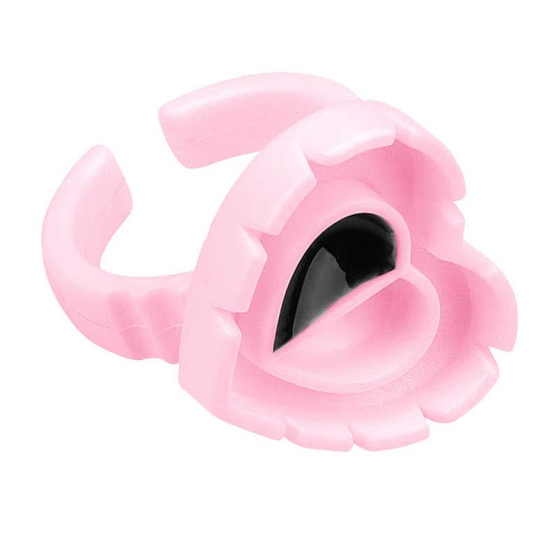 Yelix Heart Shape Glue Rings – Pack of 100