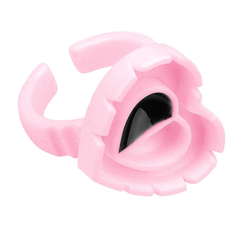 Yelix Heart Shape Glue Rings – Pack of 100