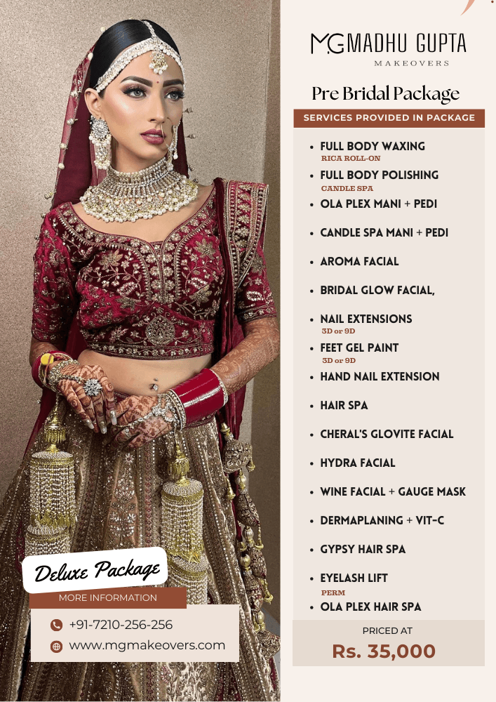Deluxe Pre Bridal Package at ₹35000