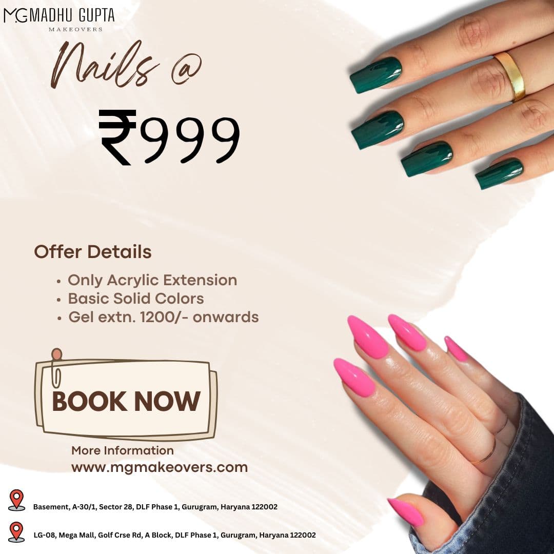 Nail Extensions in ₹500 vs ₹1500 – Expectation vs Reality