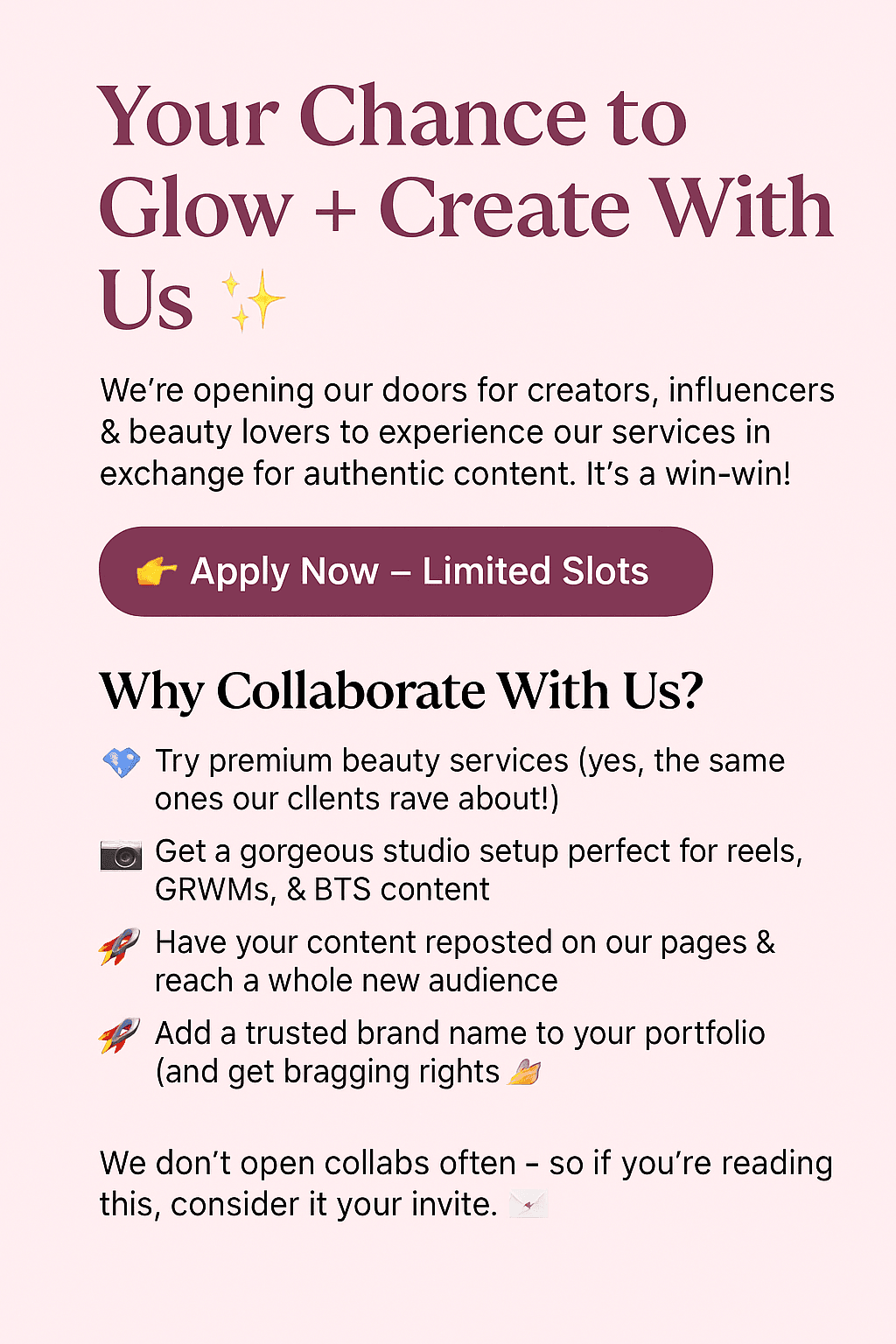 Beauty influencer collaboration Gurgaon