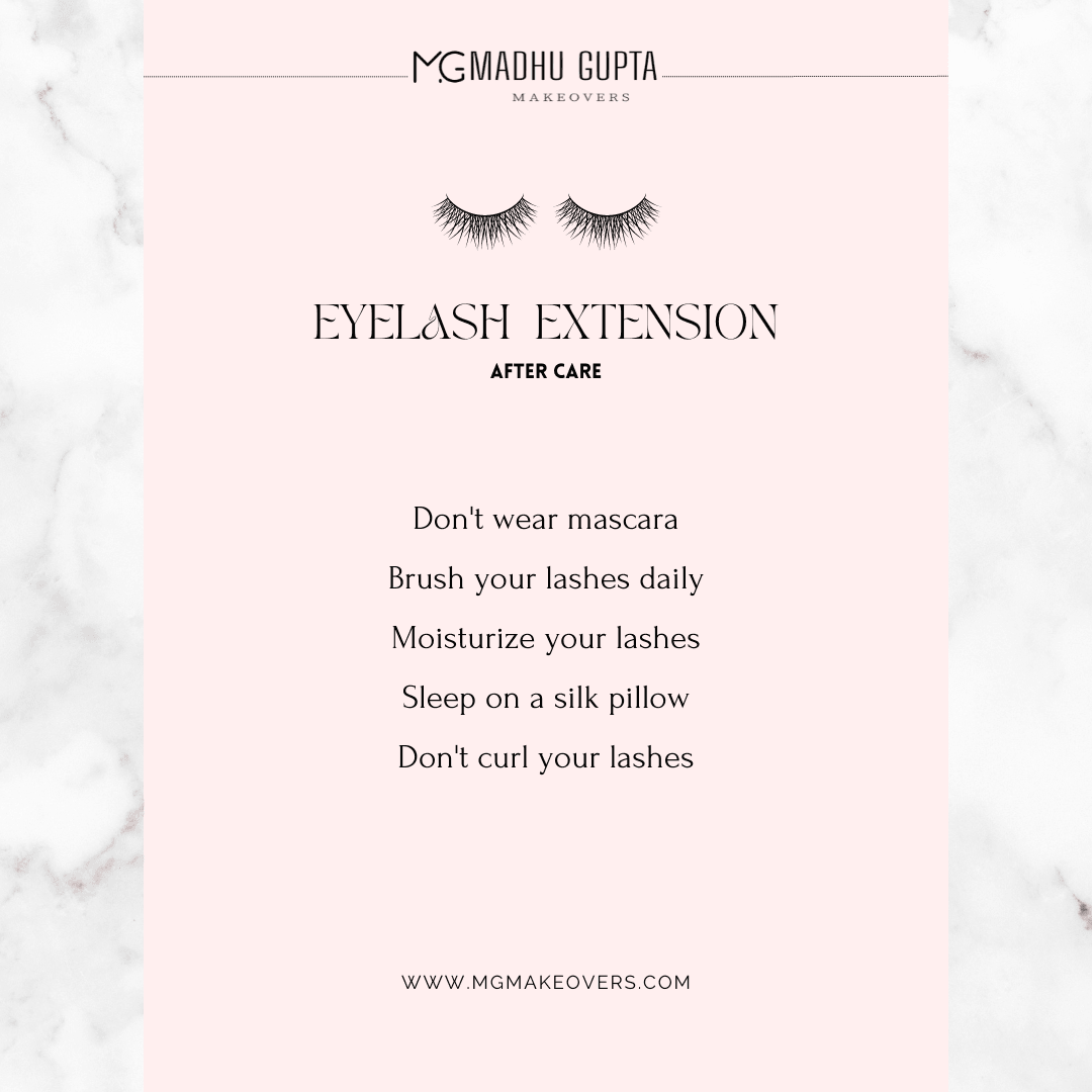 Eyelash Extension Aftercare Complete Guide| MG Makeovers