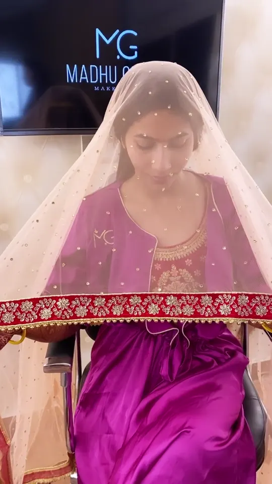 Red and Gold Bridal Reveal