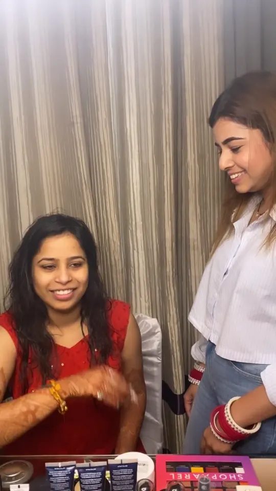 Red Bridal Look, Start to Finish