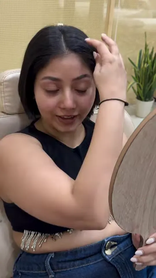 Seeing Her New Brows