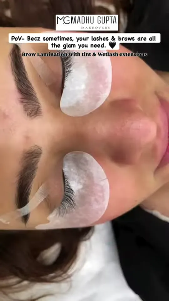 Lashes & Laminated Brows