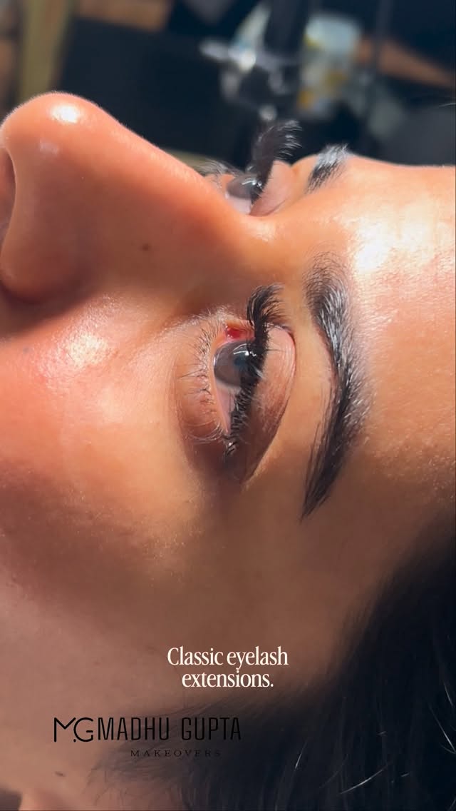 Classic eyelash extensions