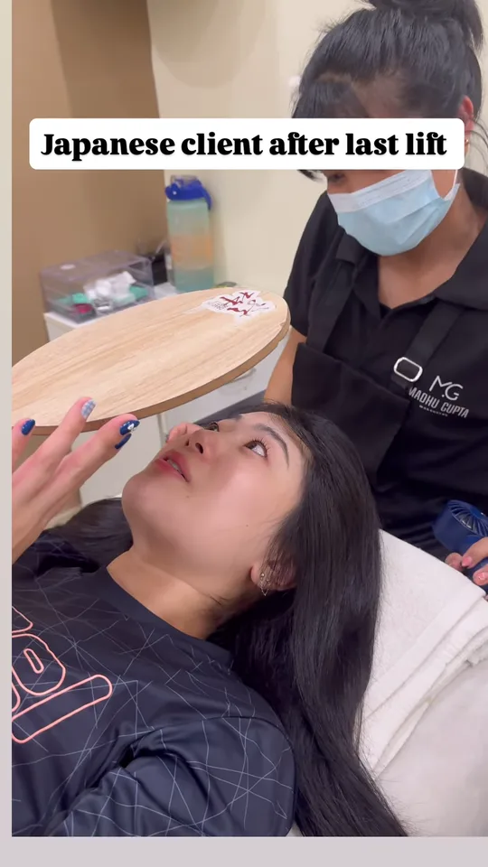 日本人のお客様の仕上がり