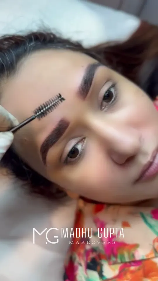 Finishing Freshly Done Brows