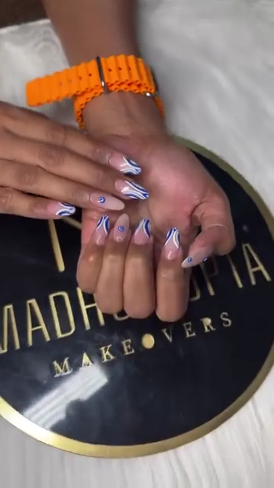 Evil Eye Nail Art